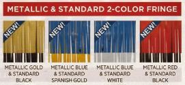 metallic 2 color fringe