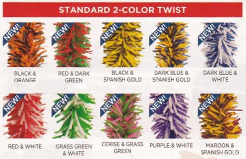 standard 2 color twist